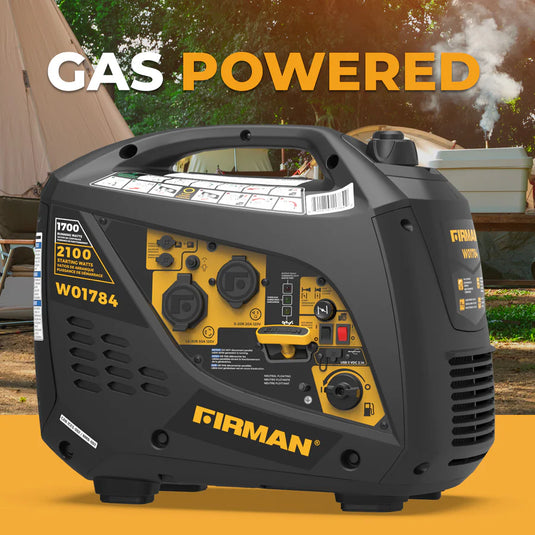 Firman Inverter Portable Generator 2100W Recoil Start W01784