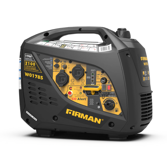 Firman Inverter Portable Generator 2100W Recoil Start with CO Alert W01785