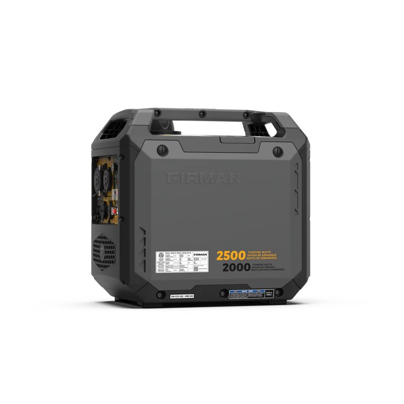 Load image into Gallery viewer, Firman Inverter Gas Portable Generator 2500W Recoil Start with CO ALERT W02081
