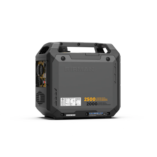 Firman Inverter Gas Portable Generator 2500W Recoil Start with CO ALERT W02081
