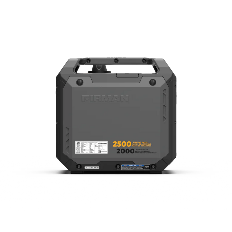 Load image into Gallery viewer, Firman Inverter Gas Portable Generator 2500W Recoil Start with CO ALERT W02081
