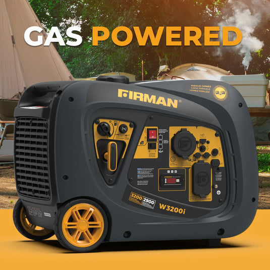 Firman Inverter Portable Generator 3200W Recoil Start w02981 - Backup Generator Store