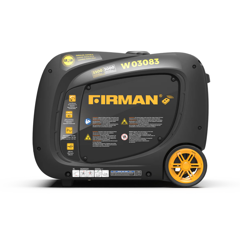 Load image into Gallery viewer, Firman Inverter Portable Generator 3300W Remote Start w03083
