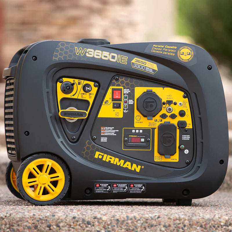 Load image into Gallery viewer, Firman Gas Inverter Portable Generator 3650W Electric Start W03382
