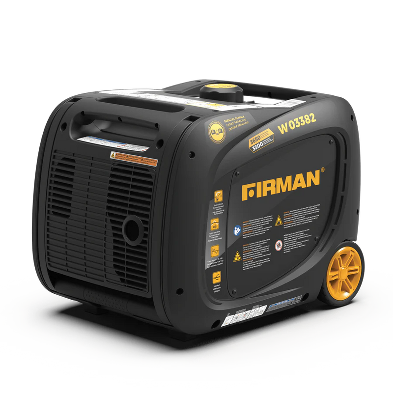 Load image into Gallery viewer, Firman Gas Inverter Portable Generator 3650W Electric Start W03382
