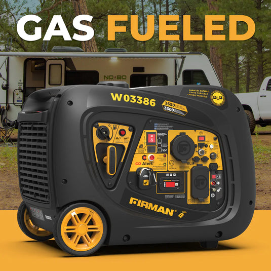 Firman Inverter Portable Generator 4125W Remote Start with CO ALERT W03386