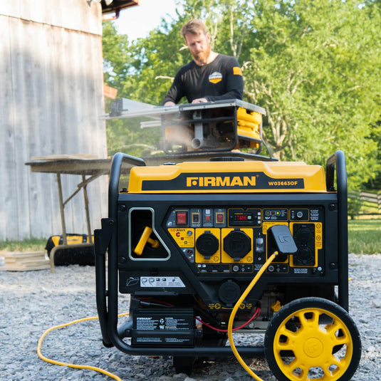 Firman Inverter Open Frame Portable Generator 4500W Remote Start with CO Alert W0663OF