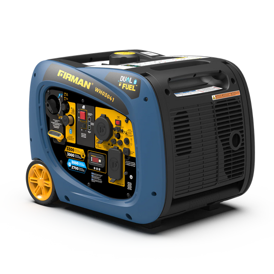 Firman Dual Fuel Inverter Portable Generator 3300W Recoil Start  wh03041