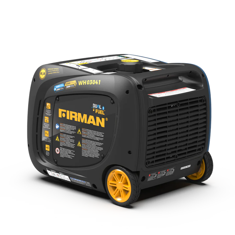 Load image into Gallery viewer, Firman Dual Fuel Inverter Portable Generator 3300W Recoil Start  wh03041
