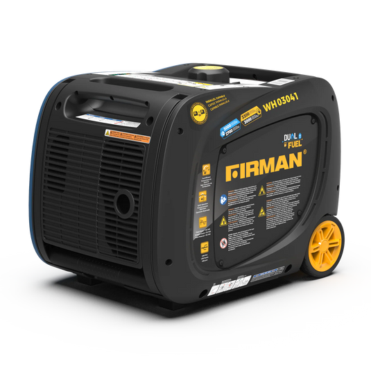 Firman Dual Fuel Inverter Portable Generator 3300W Recoil Start  wh03041
