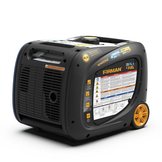 Firman Dual Fuel Inverter Portable Generator 4000W Electric Start with CO ALERT wh03242