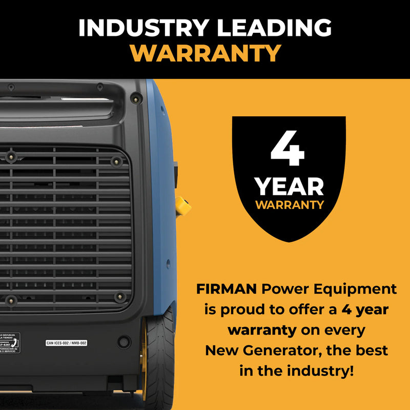 Load image into Gallery viewer, Firman Dual Fuel Inverter Portable Generator 4125W Electric Start with CO ALERT wh03342
