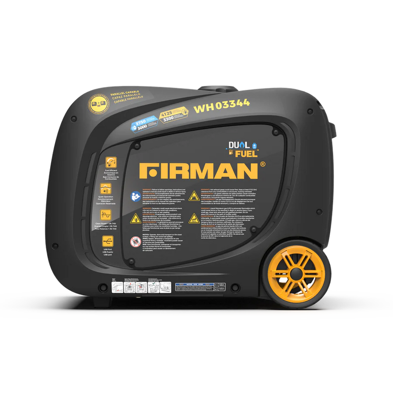 Load image into Gallery viewer, Firman Dual Fuel Inverter Portable Generator 4125W Electric Start wh03344
