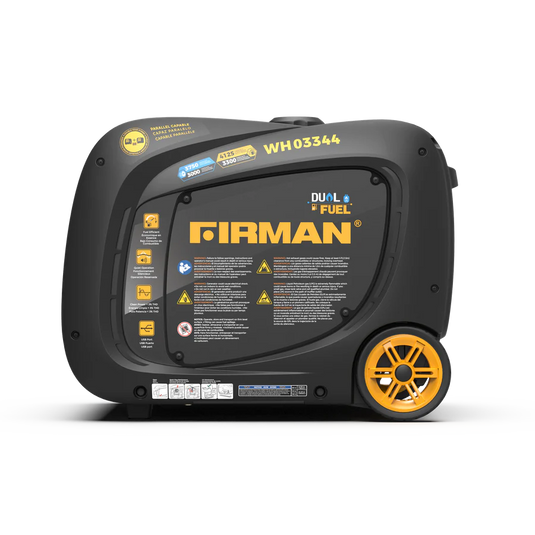 Firman Dual Fuel Inverter Portable Generator 4125W Electric Start wh03344