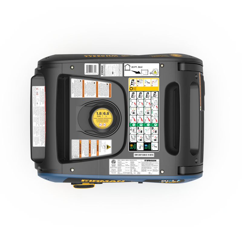 Load image into Gallery viewer, Firman Dual Fuel Inverter Portable Generator 4125W Electric Start wh03344
