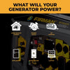 Firman Tri Fuel Inverter Portable Generator 6850W Electric Start With CO Alert wt05571