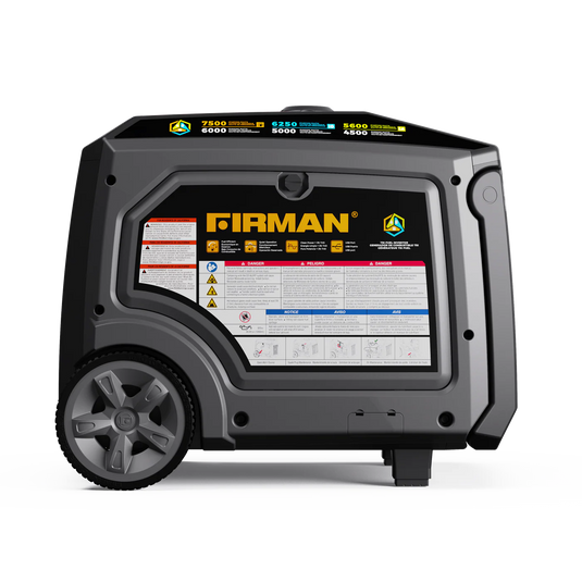 Tri Fuel Inverter Portable Generator 7500W Electric Start 120/240V Parallel Ready CO Alert wt06073 - Backup Generator Store