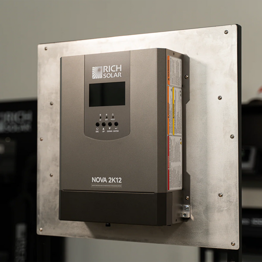 Rich Solar NOVA 2K12 | 2000W 12V Pure Sine Wave Inverter with Built-in Transfer Switch | UL458 Certified for RVs, Campers, Trailers, Vans RS-V2P12TS