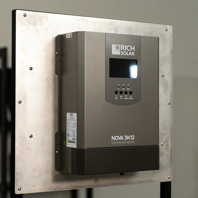 Load image into Gallery viewer, Rich Solar NOVA 3K12 | 3000W 12V Pure Sine Wave Inverter with Built-in Transfer Switch | UL458 Certified for RVs, Campers, Trailers, Vans RS-V3P12TS
