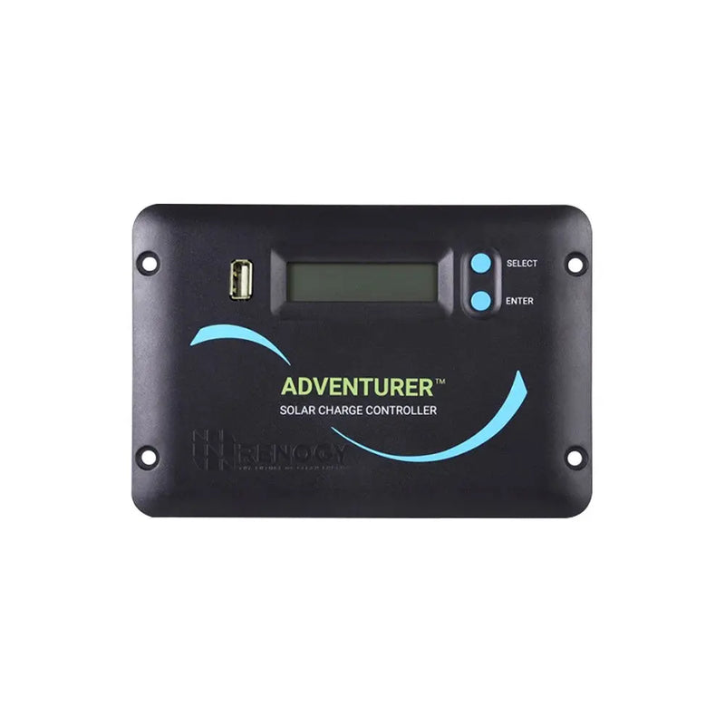 Load image into Gallery viewer, Renogy Adventurer Li- 30A PWM Flush Mount Charge Controller w/ LCD Display RNG-CTRL-ADV30-LI-G2-US
