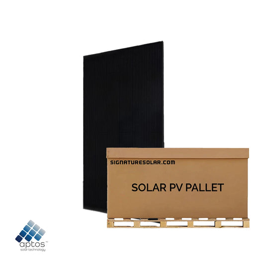 Aptos 550W Pallet of Bifacial Solar Panels | 31 Panels 1504009-31