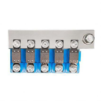 Victron Busbar To Connect 5 Mega Fuse Holders | CIP100400060 1593020