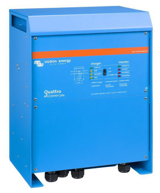 Load image into Gallery viewer, Victron Quattro 48/5000 | 48V Input | 5000VA Output 120V | 70A Charger | Transfer Switch
