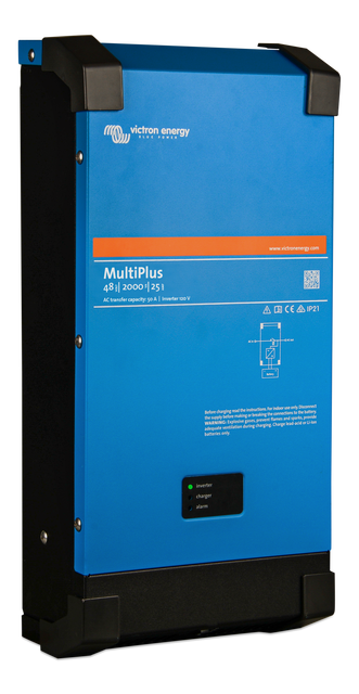Victron MultiPlus 48/2000 | 48v Input | 2000VA Output 120V | 25A Charger | Transfer Switch 1593110