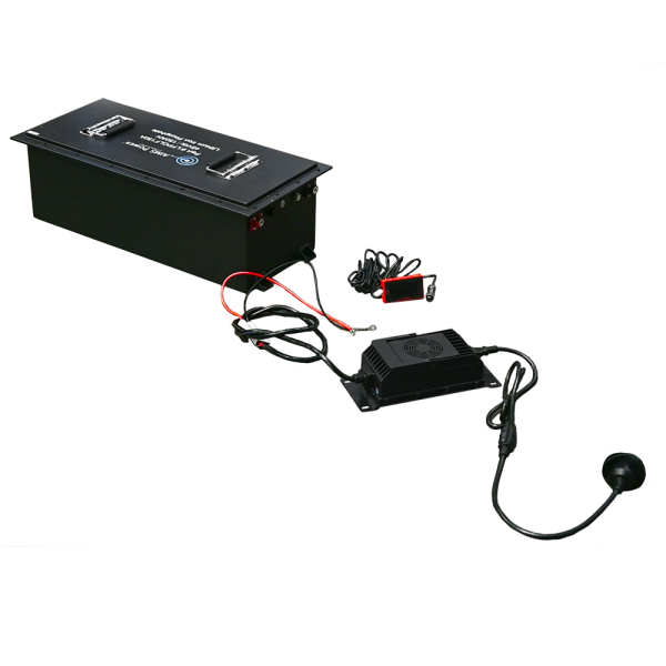Load image into Gallery viewer, Aims Golf Cart 105AH Lithium Battery 105AH 48V 5.3 kWh with Charger and Wiring kit KIT-GLF105
