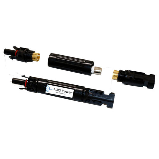 Aims MC-4 Compatible Inline Fuse 15A Male &amp; Female Ends Waterproof PVF15