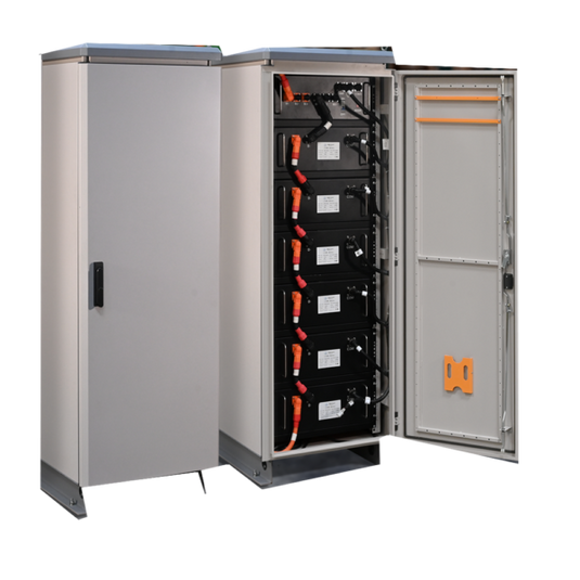 Aims Dual Lithium Battery Cabinets 230VDC |192AMPS | 44,160 Watt Hours! KITHY230VBATMS