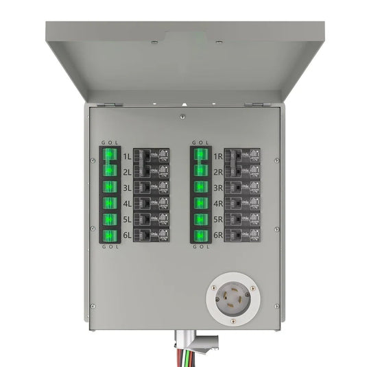 Nature's Generator 12-Circuit 120/240V 30A Non-Automatic Transfer Switch NGPHPTK2