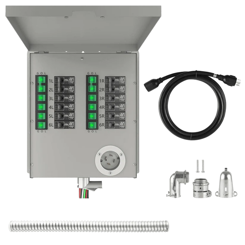 Load image into Gallery viewer, Nature's Generator 12-Circuit 120/240V 30A Non-Automatic Transfer Switch NGPHPTK2
