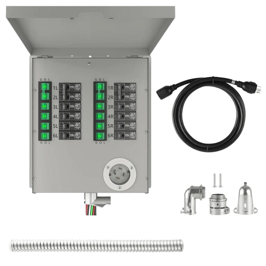 Nature's Generator 12-Circuit 120/240V 30A Non-Automatic Transfer Switch NGPHPTK2
