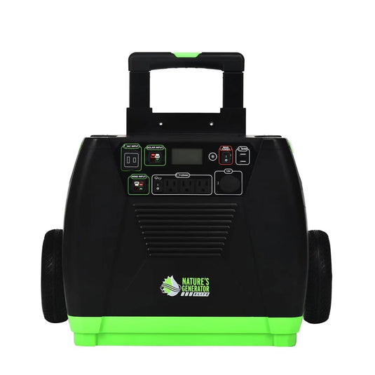 Nature's Generator Elite Generator + 2X 100W Panel + Transfer Switch HKNGAUELP