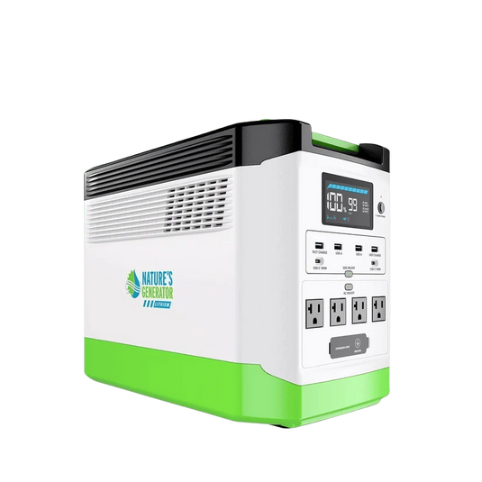 Nature's Generator High Capacity Expandable Lithium 1800 Power Station NGLGN18