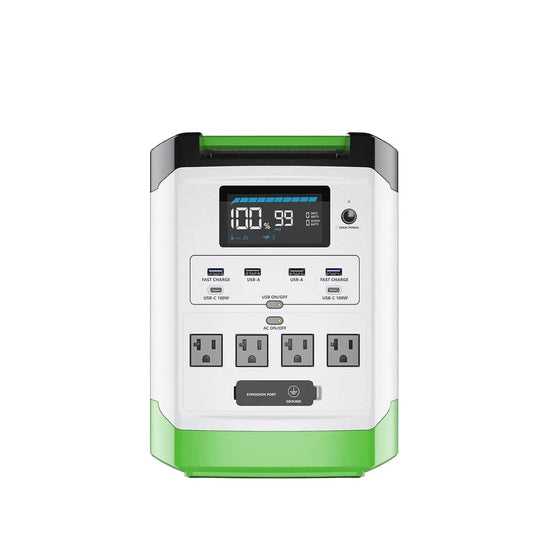 Nature's Generator High Capacity Expandable Lithium 1800 Power Station NGLGN18