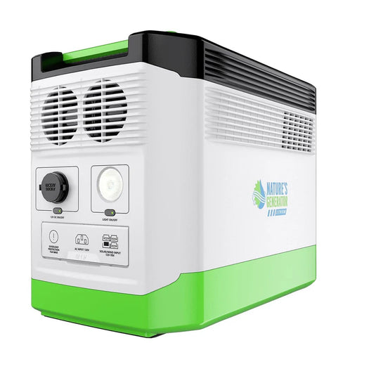 Nature's Generator Lithium 1800 Solar Generator + 100W Solar Panel + 4-Circuit Transfer Switch NGLGNAUP