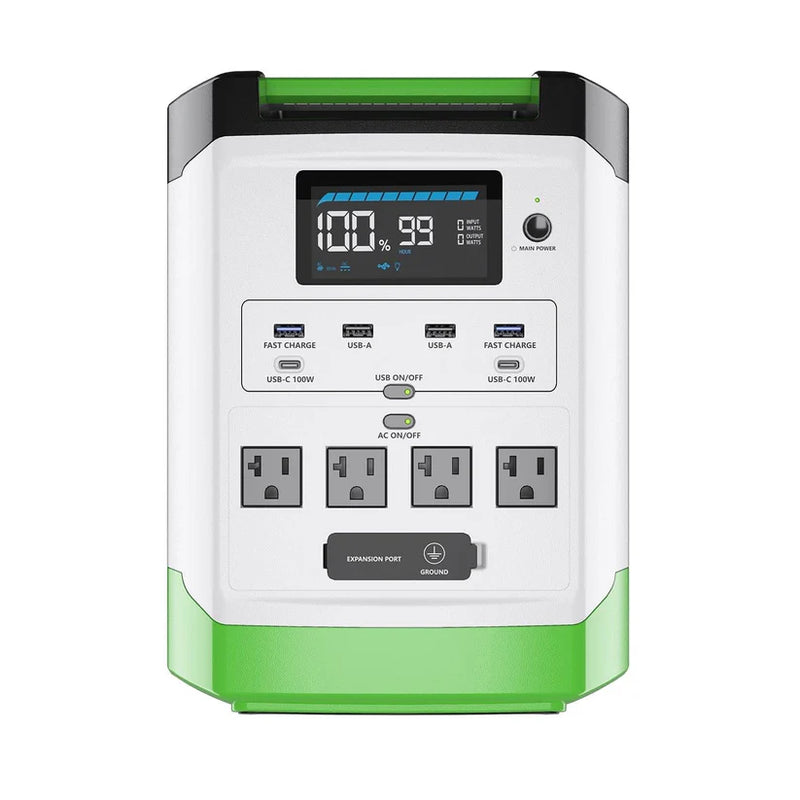 Load image into Gallery viewer, Nature's Generator Lithium 1800 Solar Generator + 100W Solar Panel + 4-Circuit Transfer Switch NGLGNAUP
