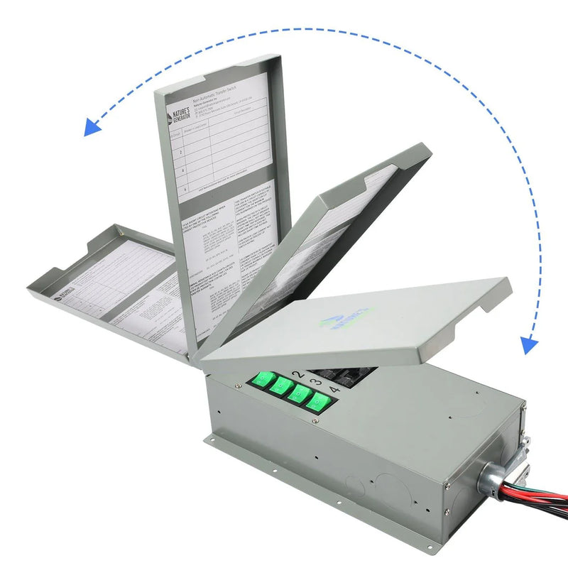 Load image into Gallery viewer, Nature's Generator 120V 15A 4-Circuit Non-Automatic Transfer Switch HKNGPTK
