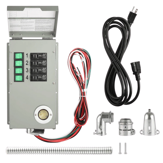 Nature's Generator 120V 15A 4-Circuit Non-Automatic Transfer Switch HKNGPTK