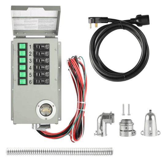 Nature's Generator 120V 30A 6-Circuit Non-Automatic Transfer Switch HKNGPTKEL
