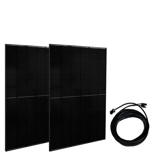 Nature's Generator Lithium 6000 + Power Pod + 2X 410W Solar Panels and Wind Turbine NGLSXPTPW