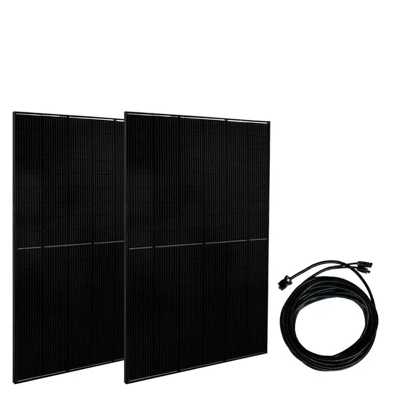 Load image into Gallery viewer, Nature's Generator Powerhouse V2 Solar +Power Pod + 8X 410W Solar Panel+ 350W Wind Turbine NGPHPTAW
