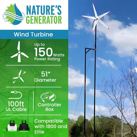 Nature's Generator 150W Wind Turbine HKNGWT