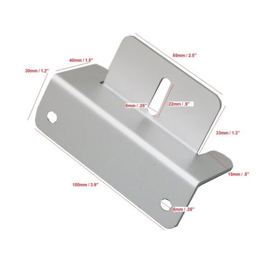 Aims Solar Panel Z Bracket Mounting Kit 4 Piece Set PVALBRACKET