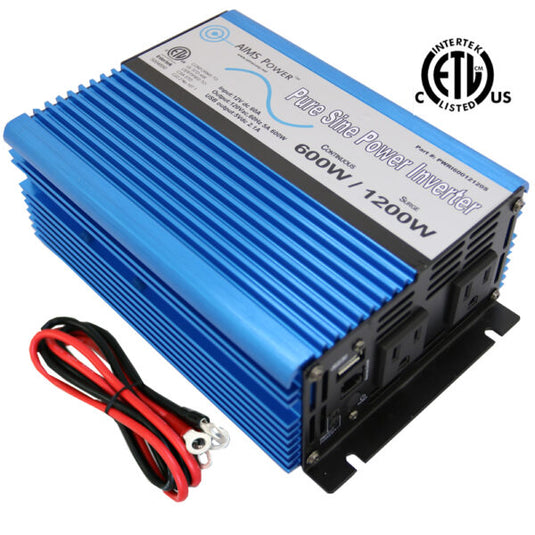 Aims Solar Kit 240 W Solar | 600 W Pure Sine Inverter | 200 A Batteries KITD-600W12V240W