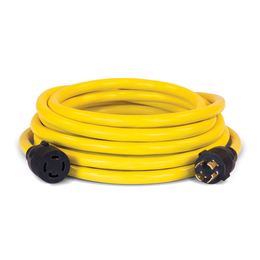 Champion 25-Foot 30-Amp 250-Volt Generator Power Cord for Manual Transfer Switch (L14-30P to L14-30R) 100395 - Champion Backup Generator Store