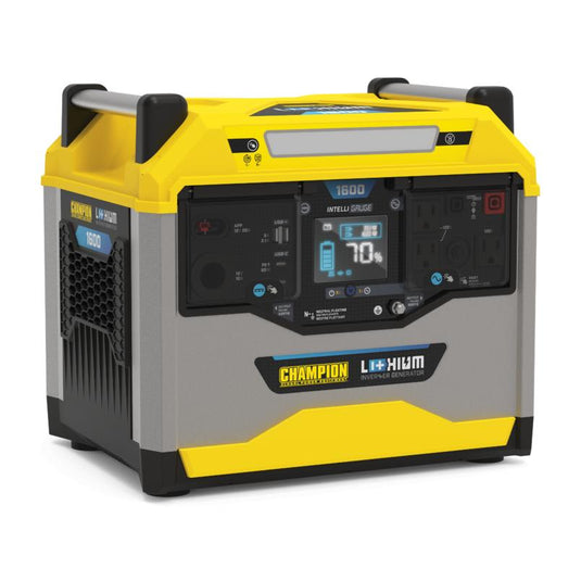 Champion 1638-Wh Li-Ion Solar Generator Power Station 100594 - Champion Backup Generator Store