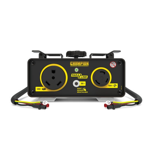 Champion 30-Amp RV Ready ParaLINK Parallel Kit for Linking Two 2000 to 3000 Watt Inverter Generators 100740 - Champion Backup Generator Store